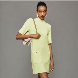 The Annalise Mock-neck Mini Sweater Dress